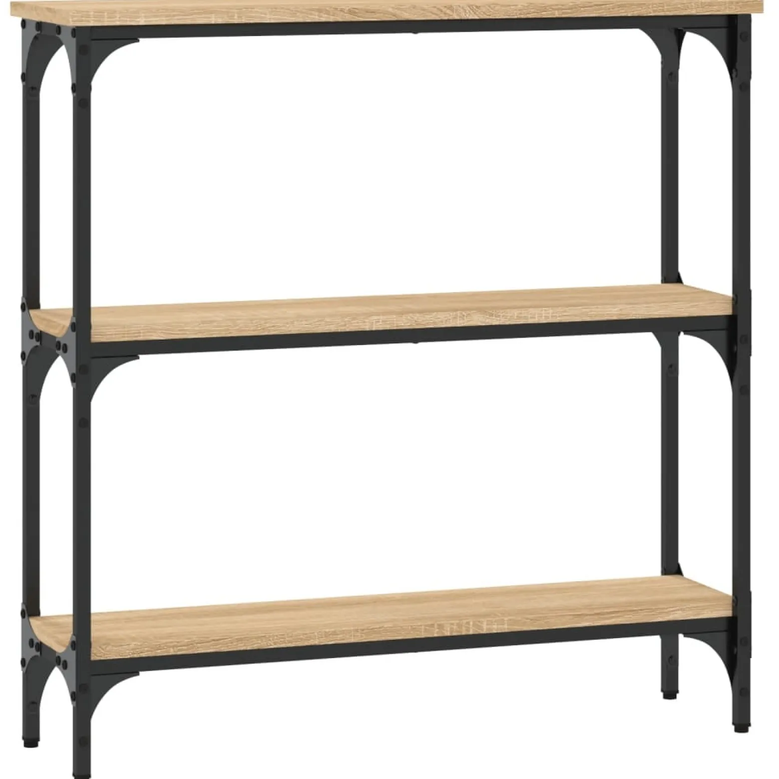 VidaXL Brąz 75 x 22.5 x 75 cm Materiał drewnopochodny