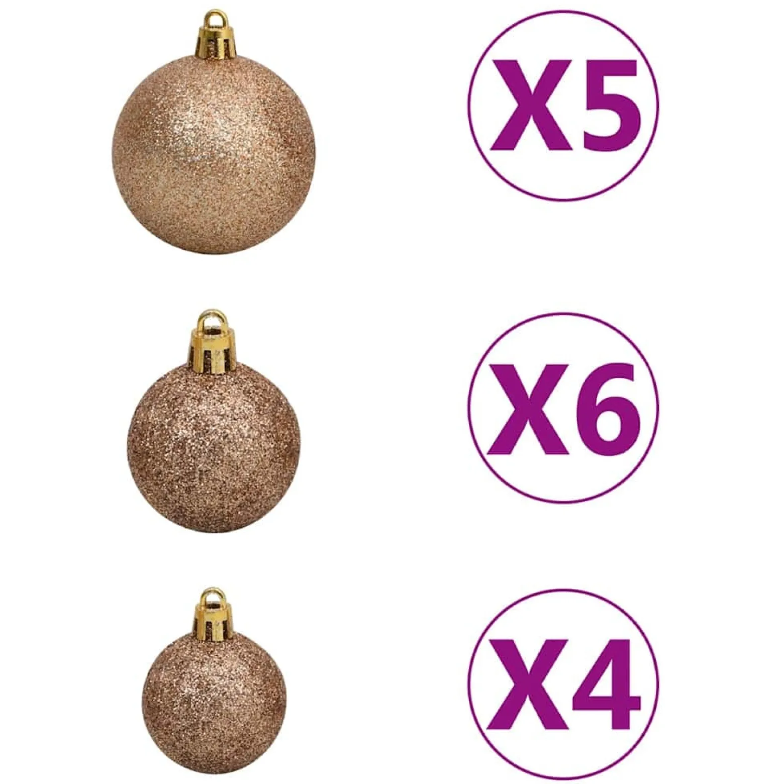 VidaXL Choinka Zielony 120 x 65 cm