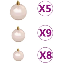 VidaXL Choinka Zielony 120 x 65 cm