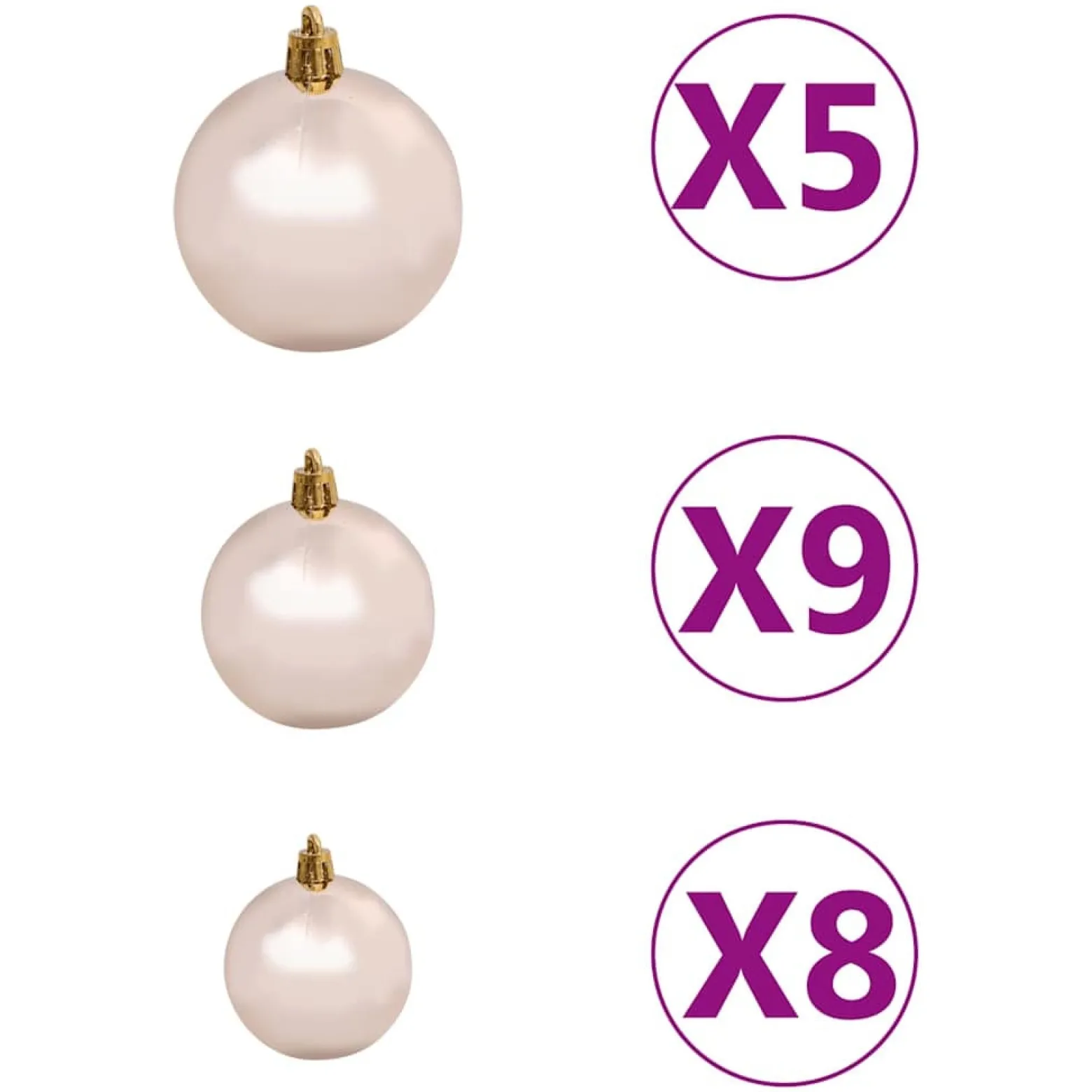 VidaXL Choinka Zielony 120 x 75 cm