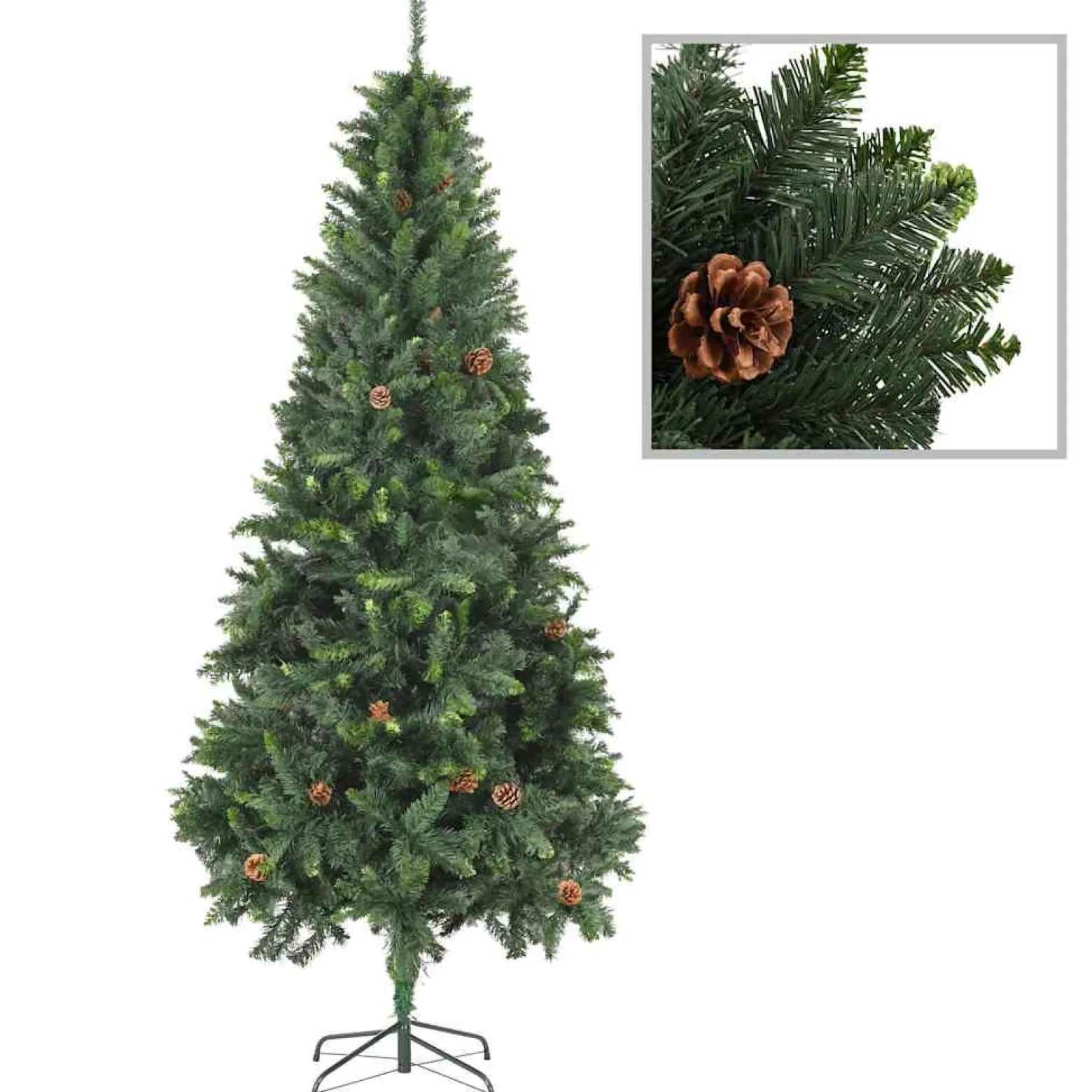 VidaXL Choinka Zielony 210 x 119 cm