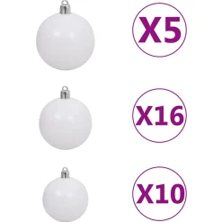VidaXL Choinka Zielony 210 x 119 cm