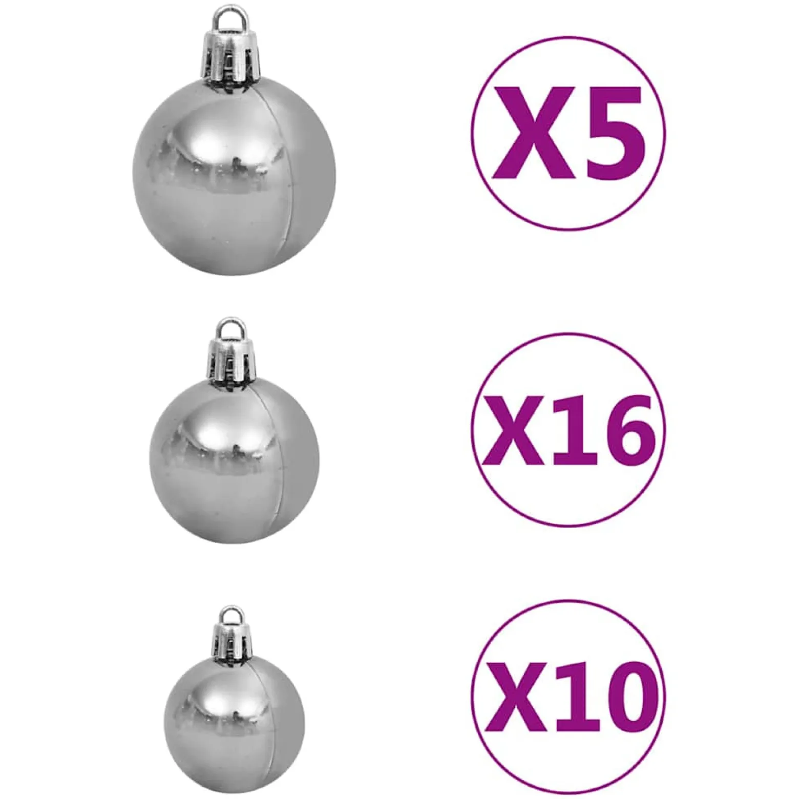 VidaXL Choinka Zielony 210 x 119 cm