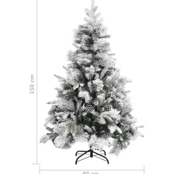VidaXL Choinka Zielony 150 x 80 cm
