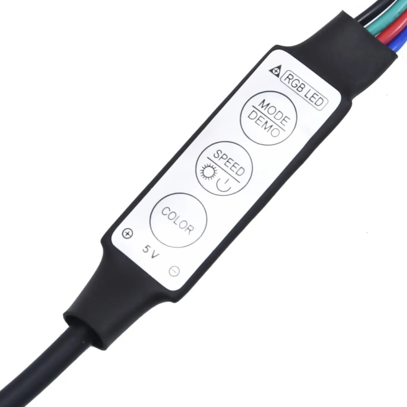 VidaXL Ścienna szafka TV z LED dąb sonoma