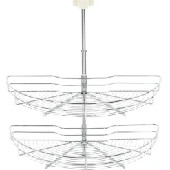 VidaXL Kosz druciany Srebrny 75 x 38 x 80 cm Metal