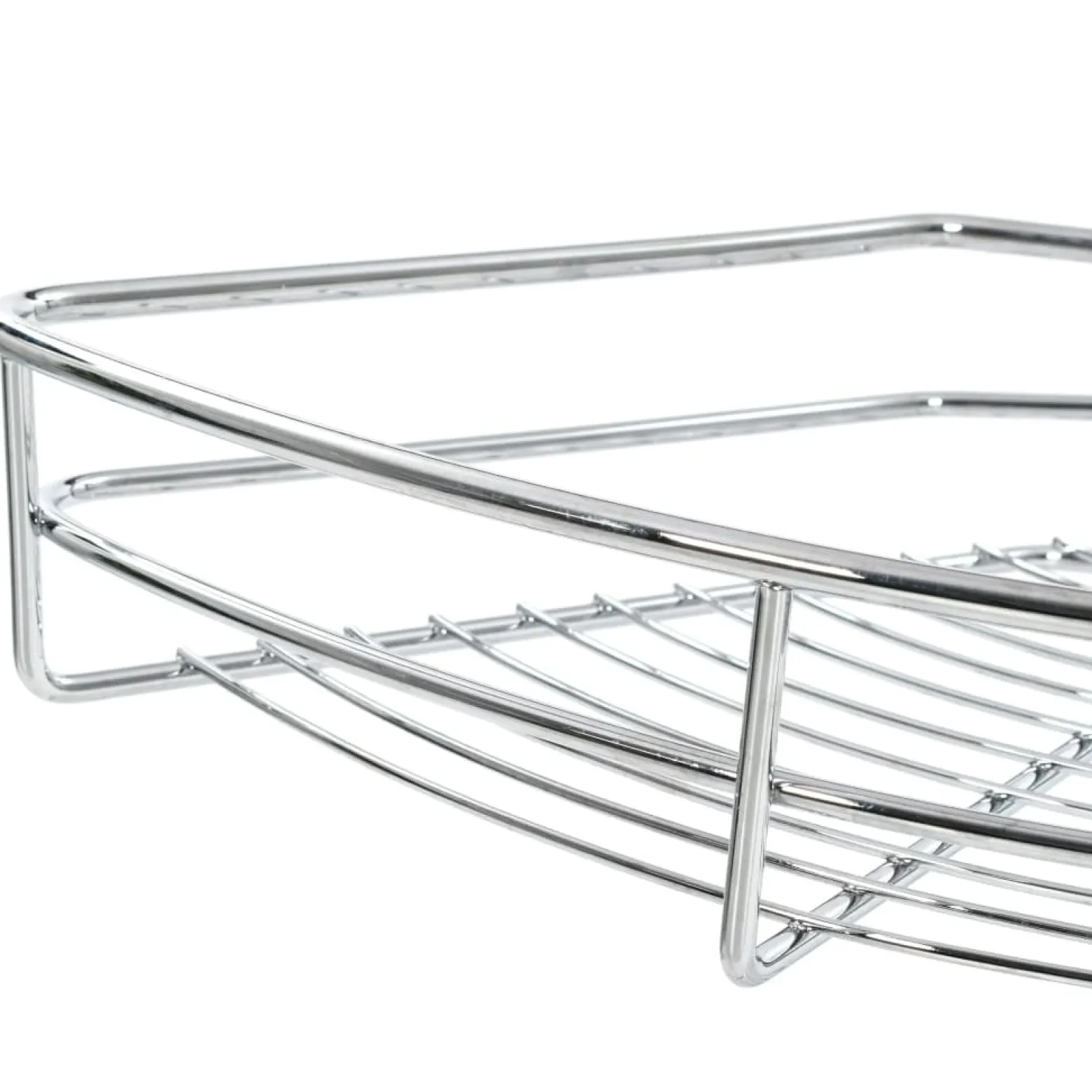 VidaXL Kosz druciany Srebrny 75 x 38 x 80 cm Metal