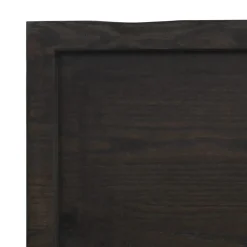 VidaXL Półka ciemnobrązowa 80x60x(2-4) cm