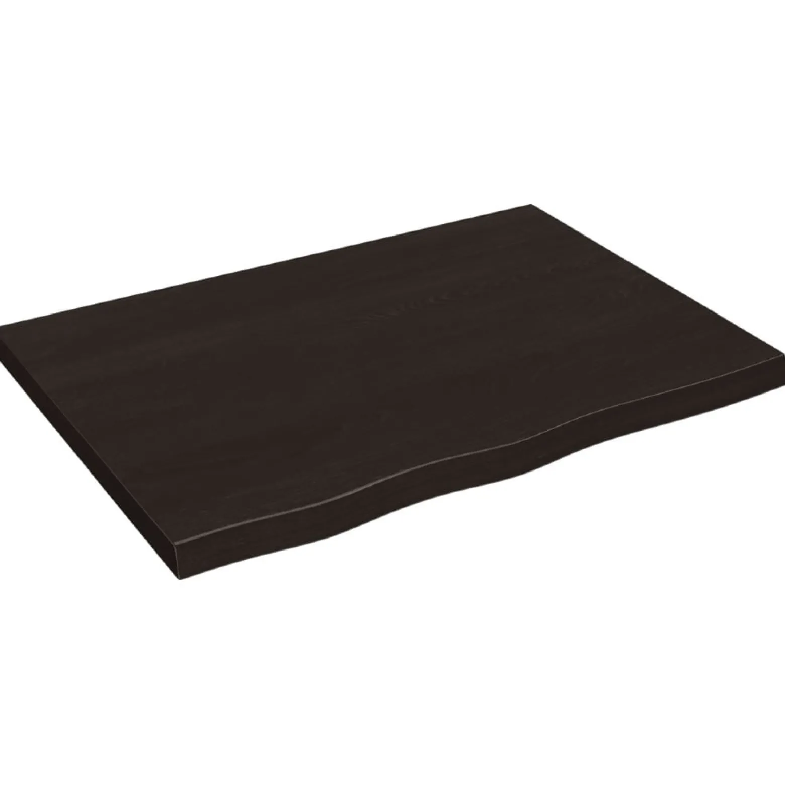 VidaXL Półka ciemnobrązowa 80x60x(2-4) cm