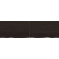 VidaXL Półka ciemnobrązowa 180x50x(2-6) cm wykończone