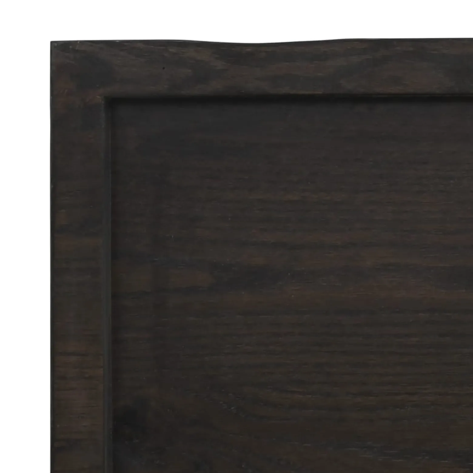 VidaXL Półka ciemnobrązowa 180x50x(2-6) cm wykończone