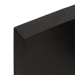 VidaXL Półka ciemnobrązowa 180x50x(2-6) cm wykończone