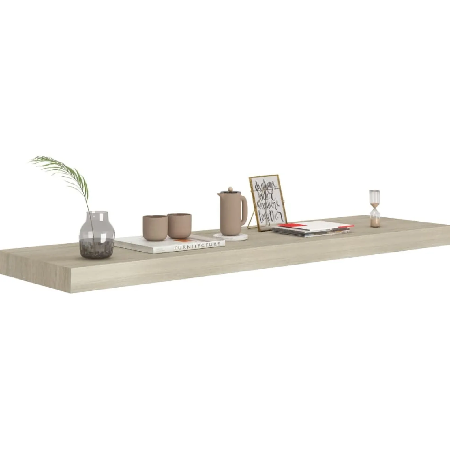VidaXL Półka ścienna Brąz 90 x 23.5 x 3.8 cm MDF
