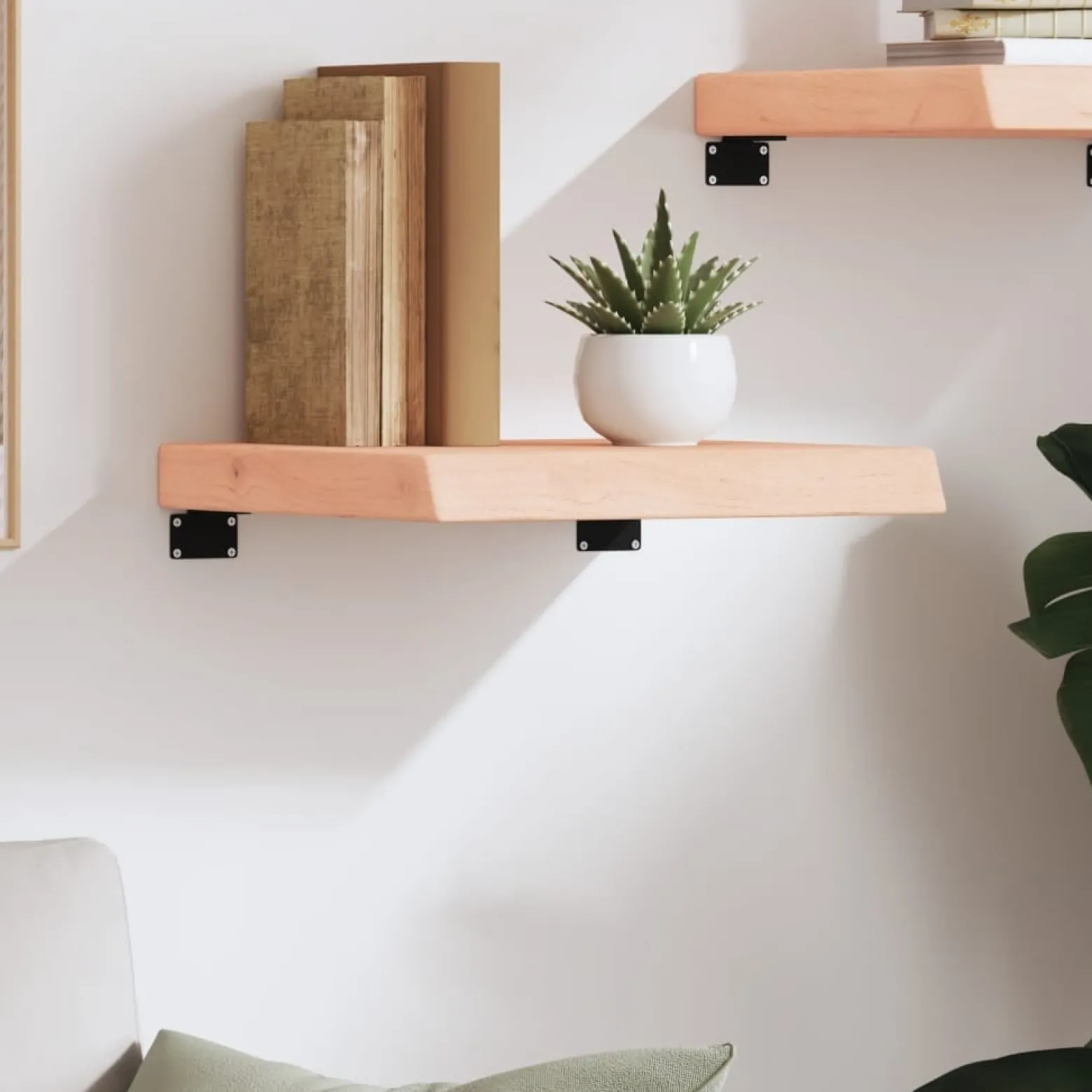 VidaXL Półka 40x40x(2-6) cm surowe