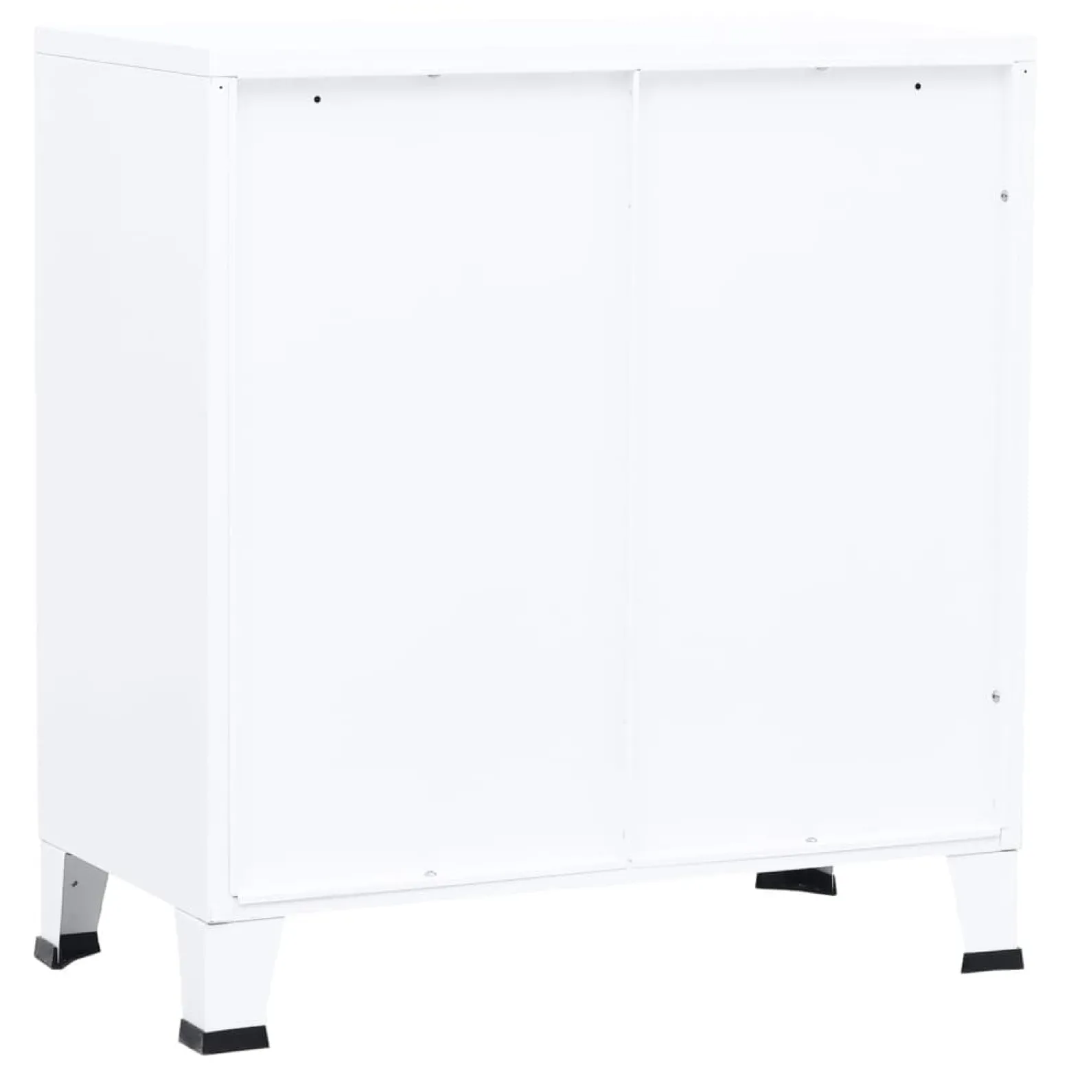 VidaXL Szafka na dokumenty Biały 75 x 40 x 80 cm Stal