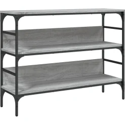 VidaXL Szary 100 x 32 x 75 cm Materiał drewnopochodny