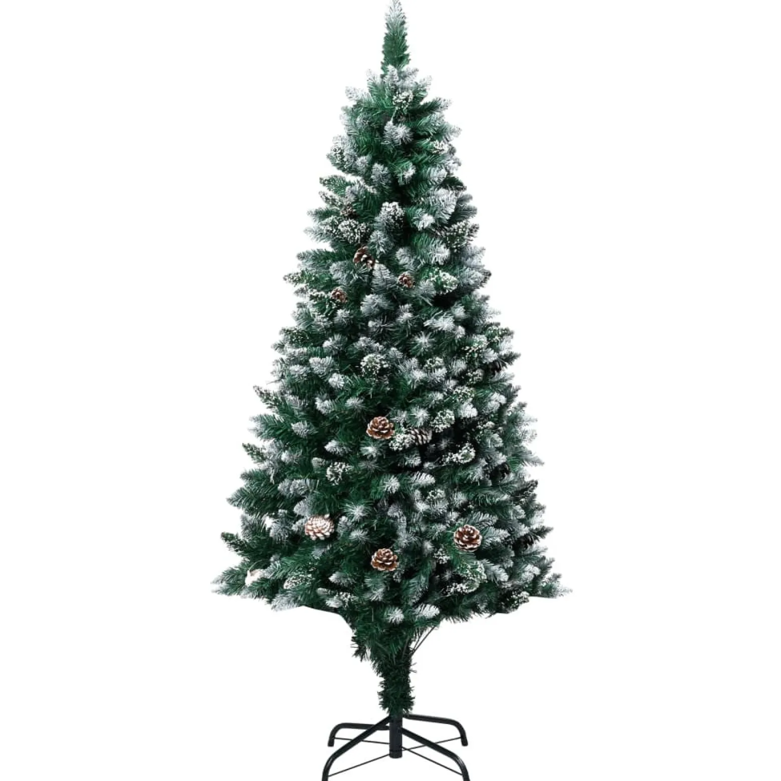 VidaXL Sztuczna choinka Zielony 150 x 93 cm