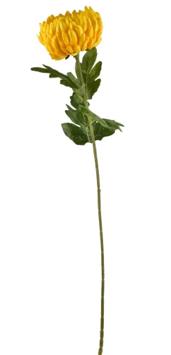 VIRIDIS Kwiat sztuczny Chryzantema gałązka 73cm