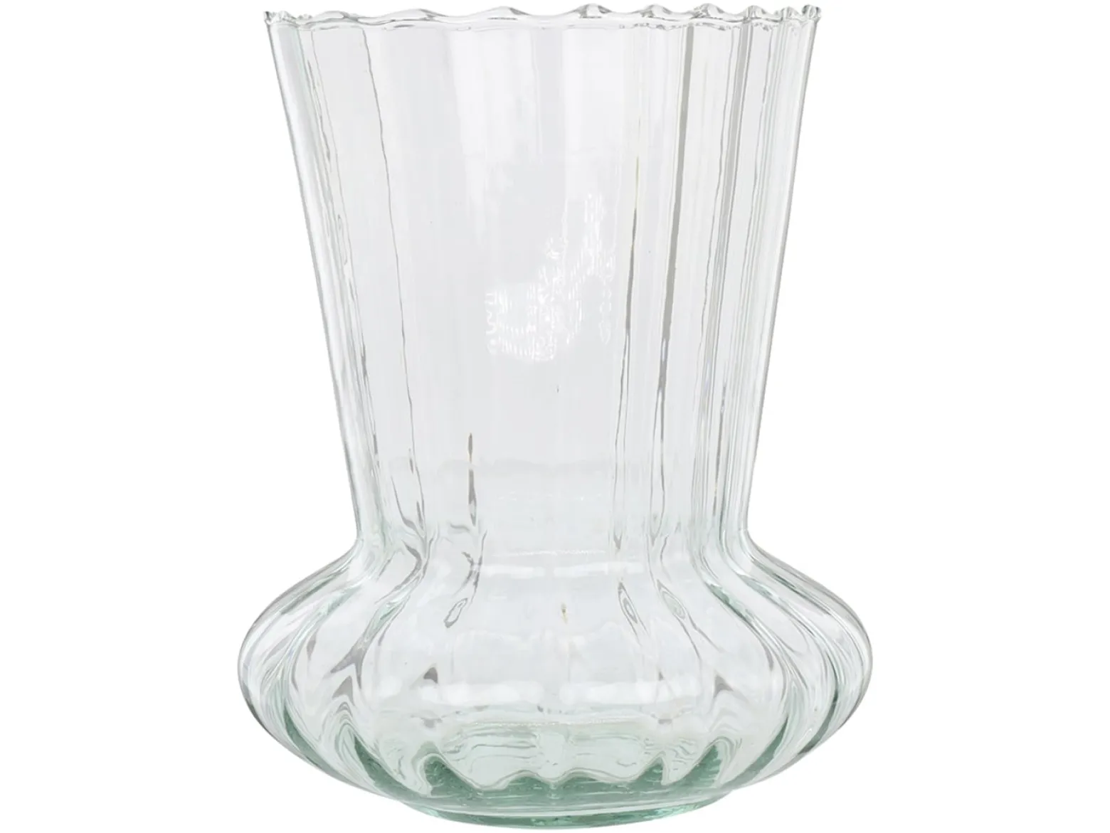 Wazon szklany 20 cm transparentny