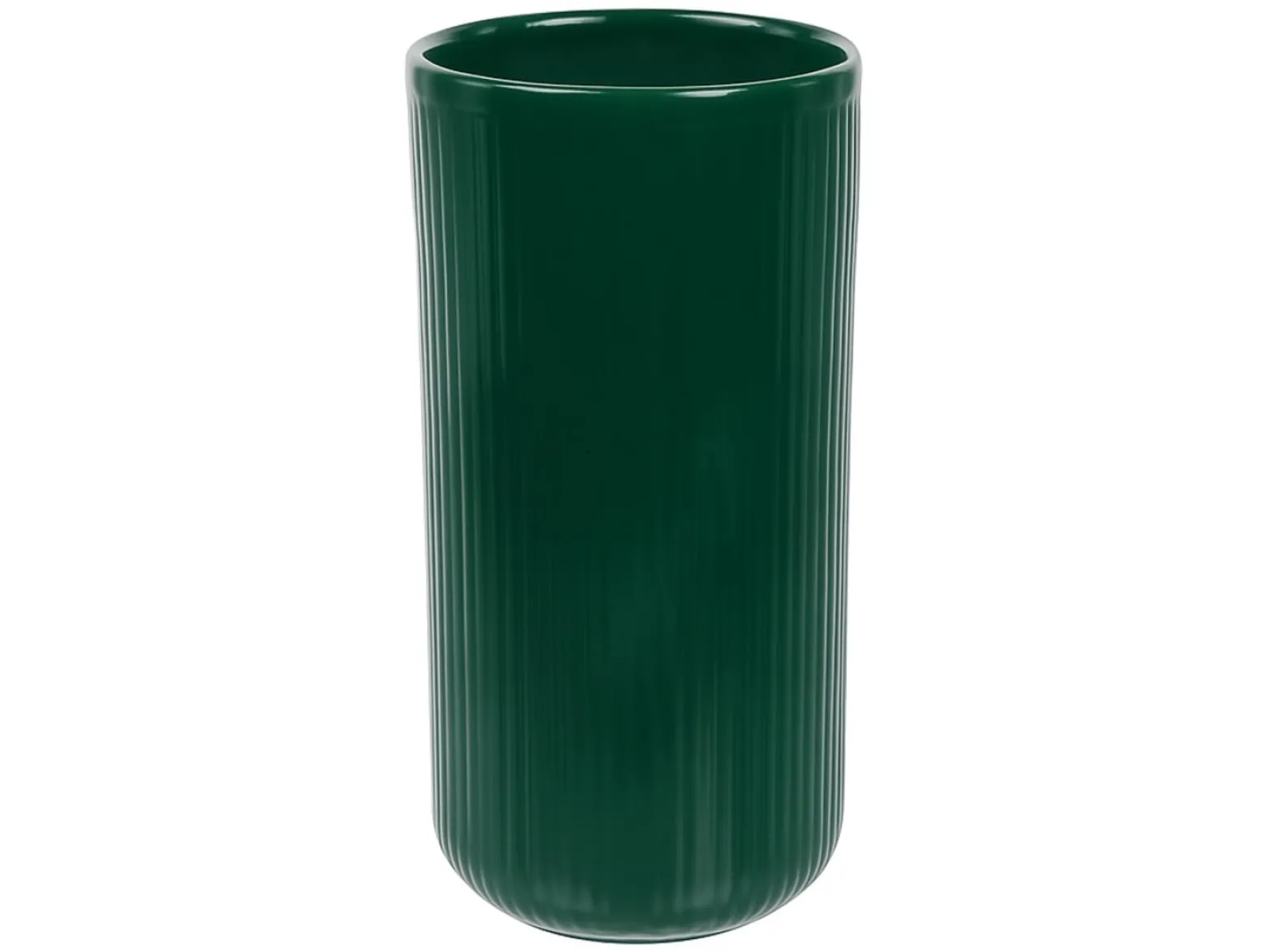 Wazon cylinder ceramiczny 31 cm zielony
