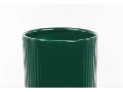 Wazon cylinder ceramiczny 31 cm zielony
