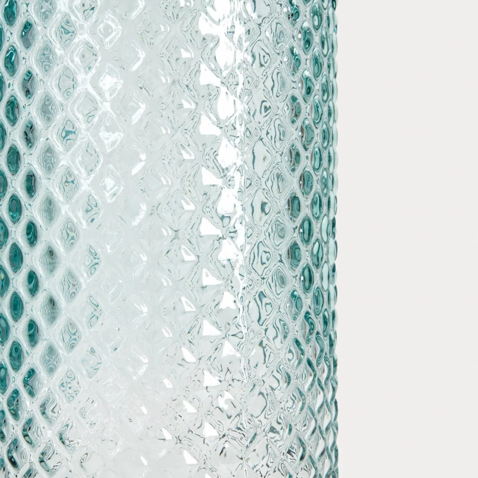 Wazon MIKKA transparentny ze szkła z recyklingu 45 cm HOMLA