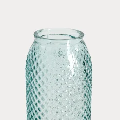Wazon MIKKA transparentny ze szkła z recyklingu 45 cm HOMLA