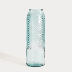 Wazon MIKKA transparentny ze szkła z recyklingu 45 cm HOMLA