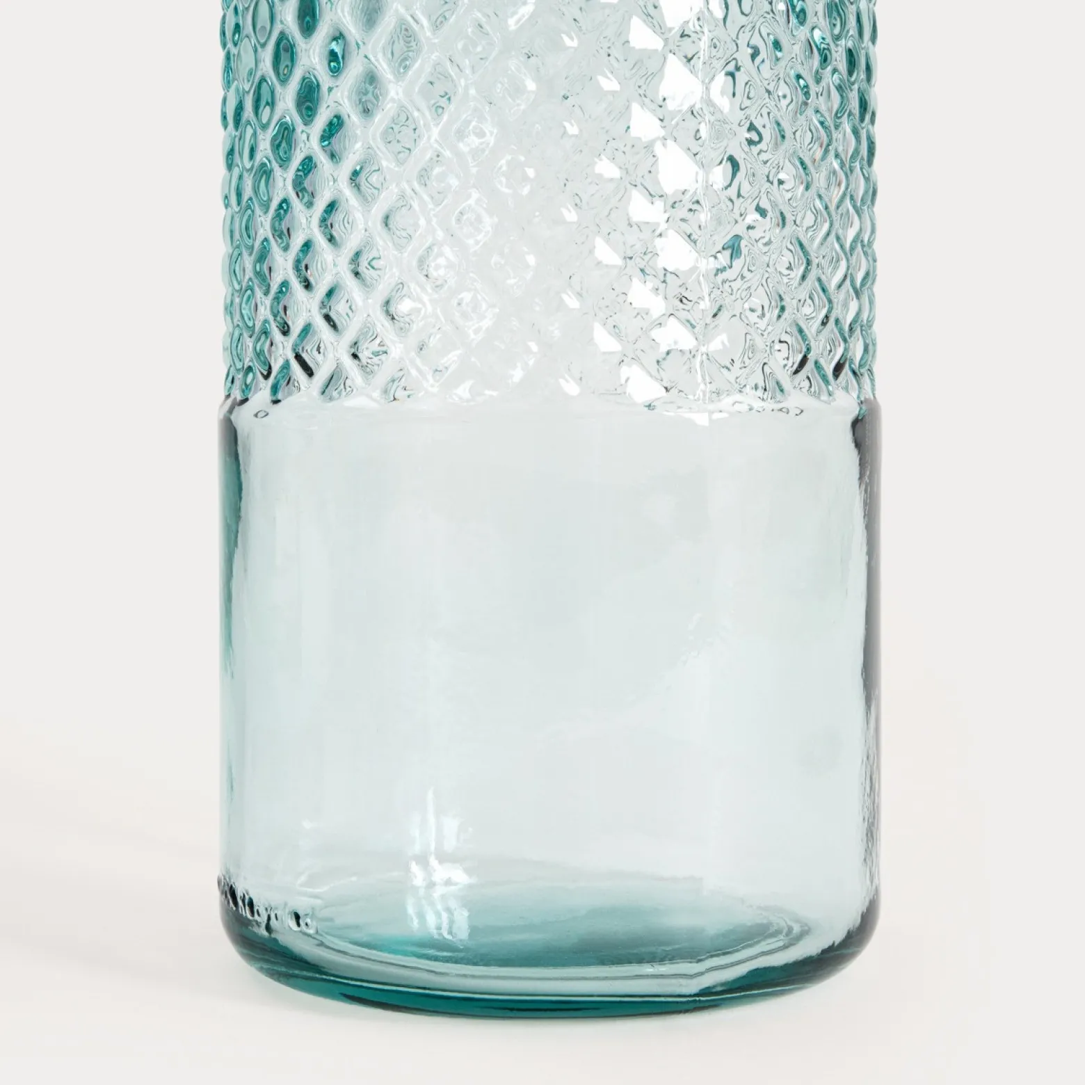 Wazon MIKKA transparentny ze szkła z recyklingu 45 cm HOMLA