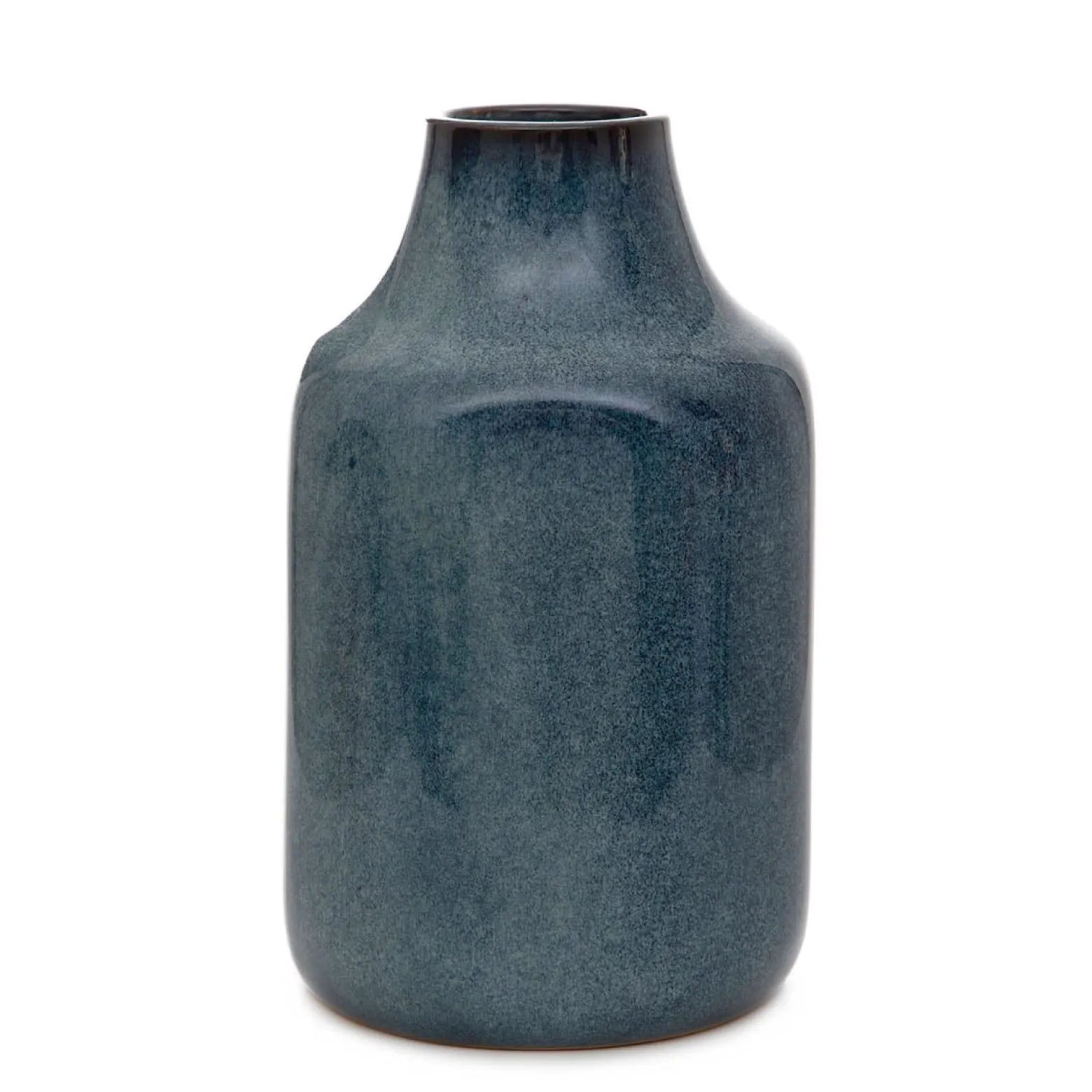 Wazon RUFUS ceramiczny granatowy 13x13x22 cm HOMLA
