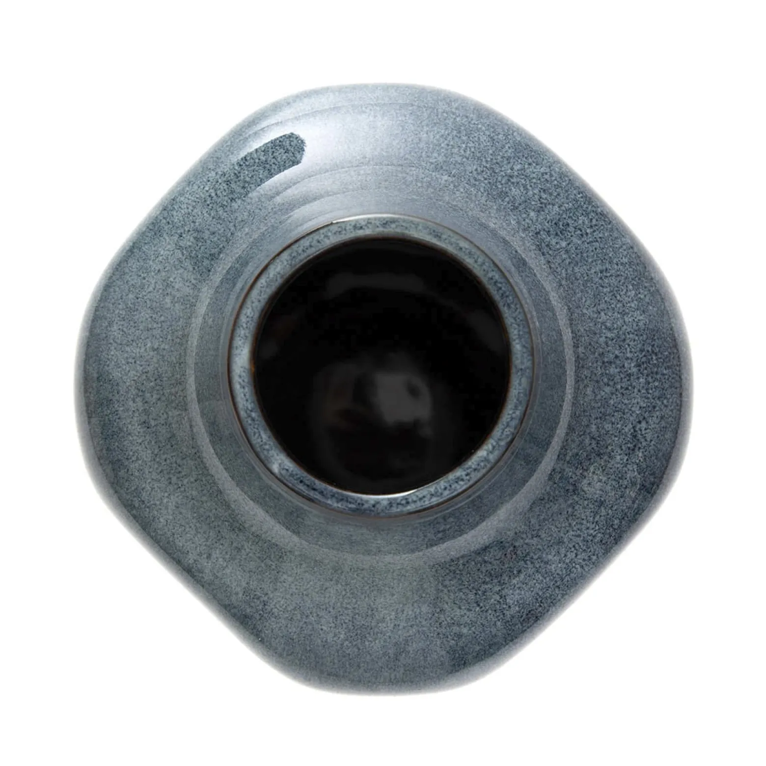 Wazon RUFUS ceramiczny granatowy 13x13x22 cm HOMLA