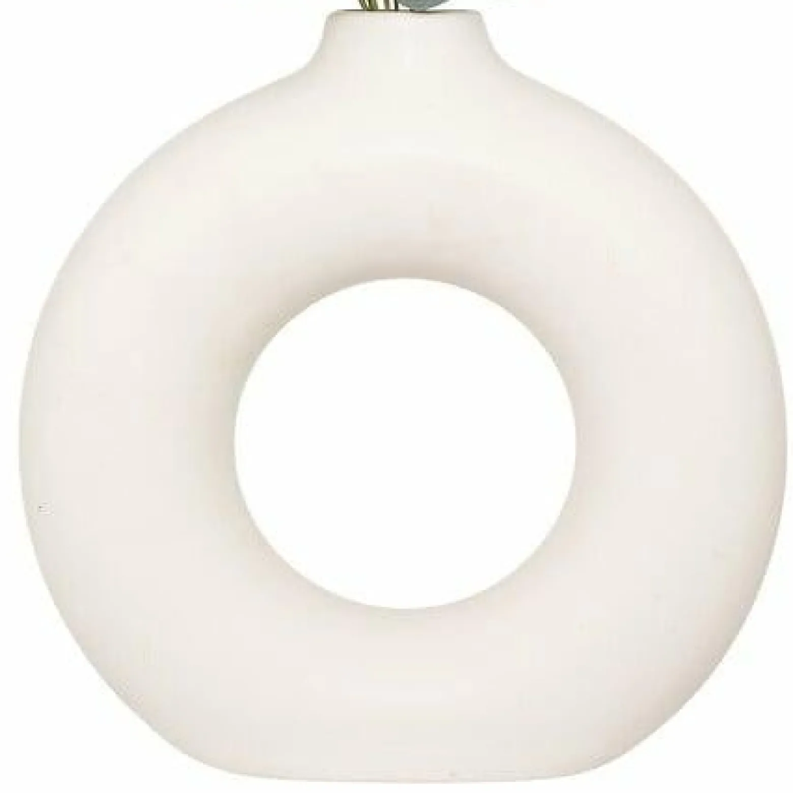 Wazon suza koło ze sztucznym eukaliptusem 30cm skandynawski