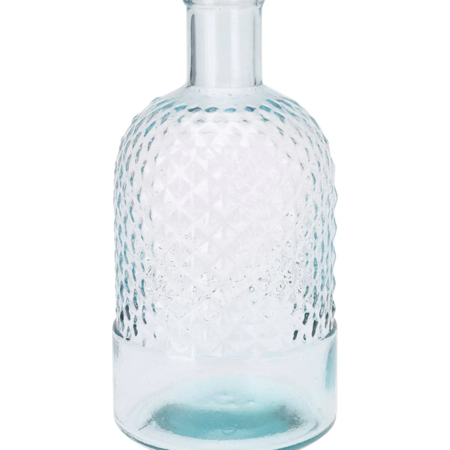 Wazon szklany butelka, z recyklingu, 23 cm
