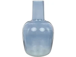 Wazon szklany 30 cm niebieski