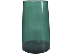 Wazon szklany 26 cm zielony