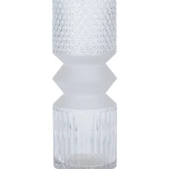 Wazon szklany cylindryczny, 30 cm
