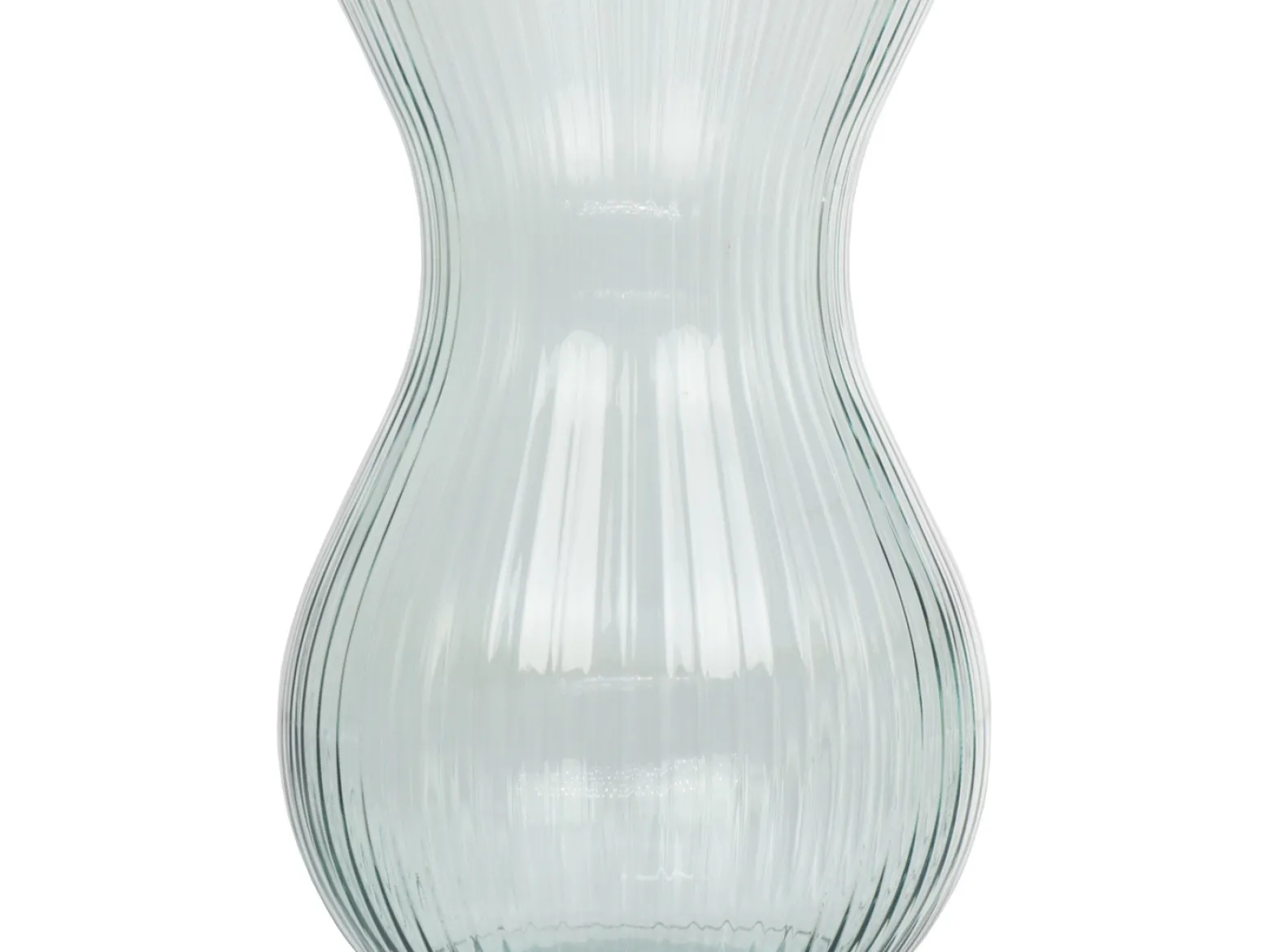 Wazon szklany Lyra 18 cm zielony