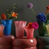 Wazon szklany RUFFLES, 22 cm