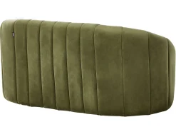 Welurowa sofa 2 osobowa zielona