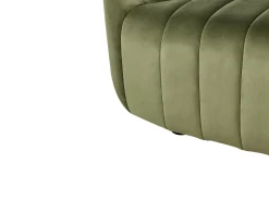 Welurowa sofa 2 osobowa zielona