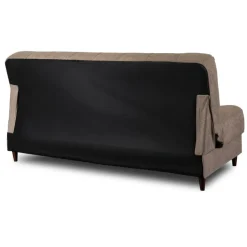 Wersalka Sofa Kanapa Rozkładana z Funkcją Spania Dwuosobowa Beżowa NEPAL
