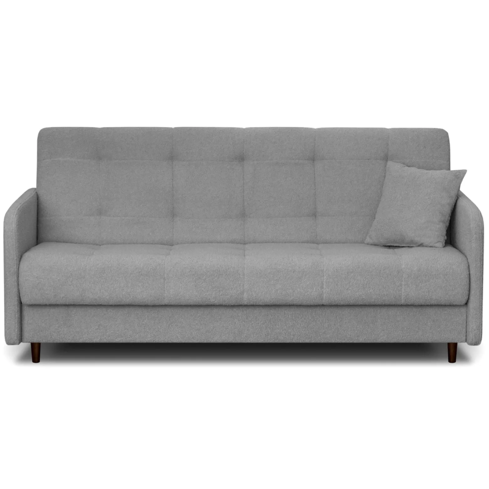 Wersalka Rozkładana Sofa Kanapa Z Funkcją Spania Teddy Baranek Szara TIVOLI