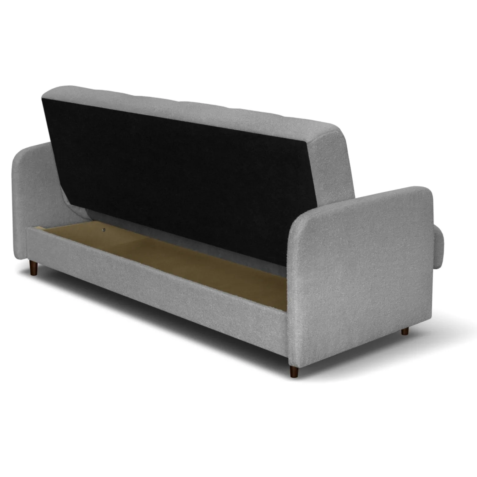 Wersalka Rozkładana Sofa Kanapa Z Funkcją Spania Teddy Baranek Szara TIVOLI