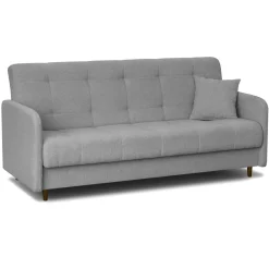 Wersalka Rozkładana Sofa Kanapa Z Funkcją Spania Teddy Baranek Szara TIVOLI