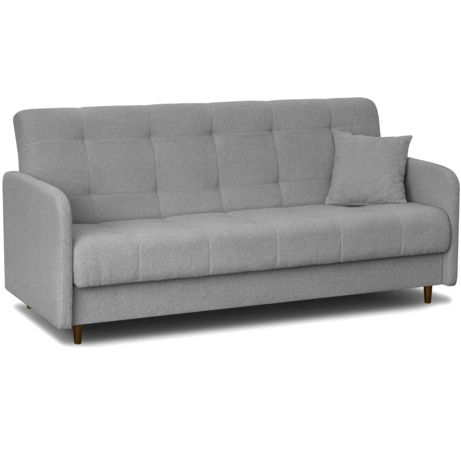 Wersalka Rozkładana Sofa Kanapa Z Funkcją Spania Teddy Baranek Szara TIVOLI
