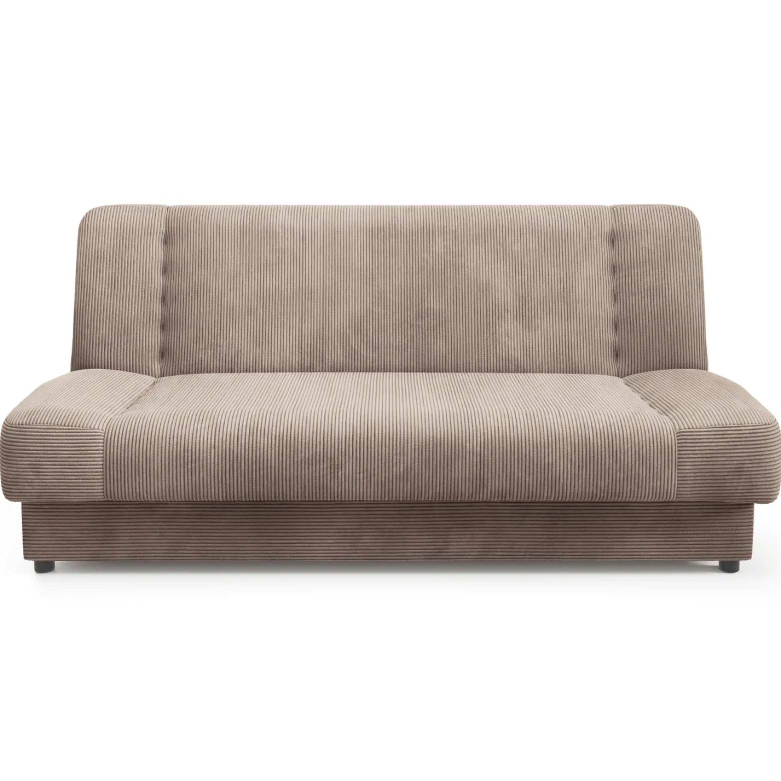 Wersalka Rozkładana Sofa Z Funkcją Spania Dwuosobowa Sztruks Beżowa PIANO