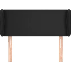 Wezgłowie Czarny 103 x 23 x 78/88 cm Sztuczna skóra vidaXL