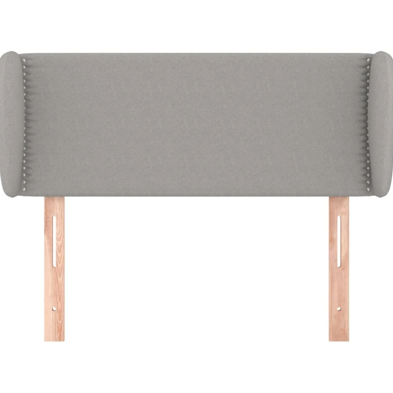 Wezgłowie Szary 83 x 23 x 78/88 cm Tkanina vidaXL