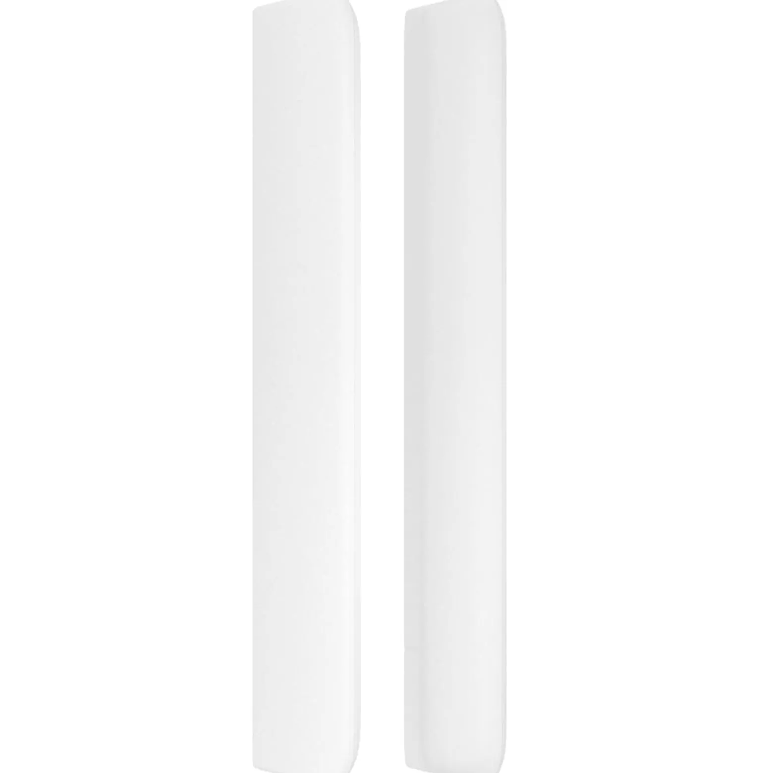 Wezgłowie Biały 203 x 16 x 118/128 cm Sztuczna skóra vidaXL