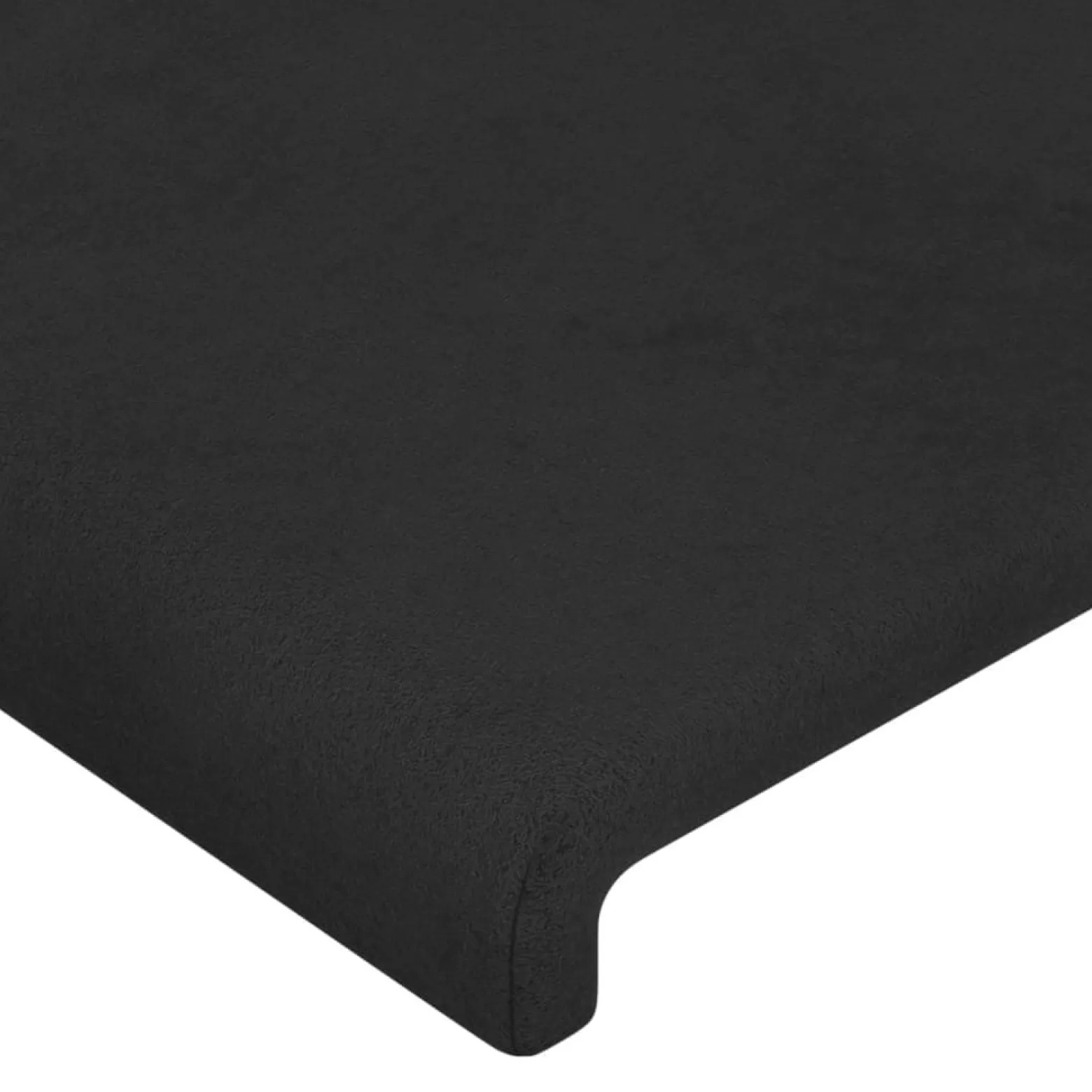 Wezgłowie Czarny 144 cm Aksamit Wysoki vidaXL